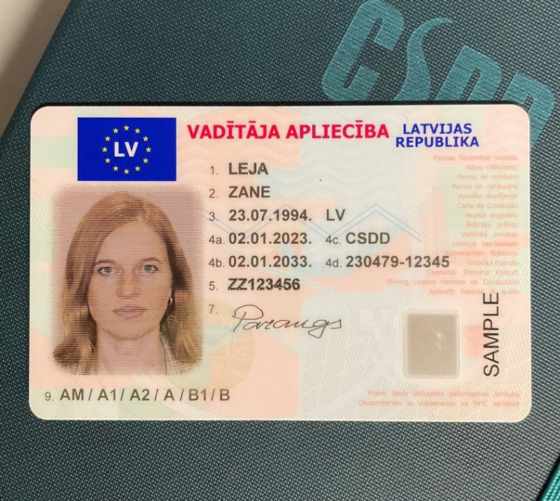 No 2. janvāra CSDD izsniedz jauna parauga transportlīdzekļa vadītāja dokumentus