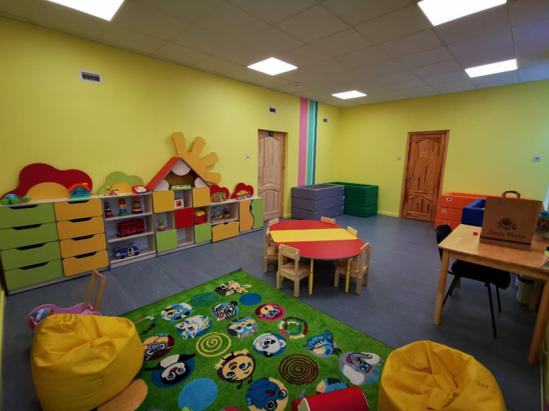 Atklātas Slampes bērnudārza "Pienenīte" jaunās grupiņas "Mazie pumpuri" telpas Atklātas Slampes bērnudārza "Pienenīte" jaunās grupiņas "Mazie pumpuri" telpas