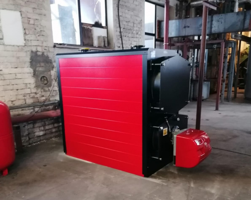 Tumes katlu mājā jauns apkures katls no Itālijas Tumes katlu mājā jauns apkures katls no Itālijas