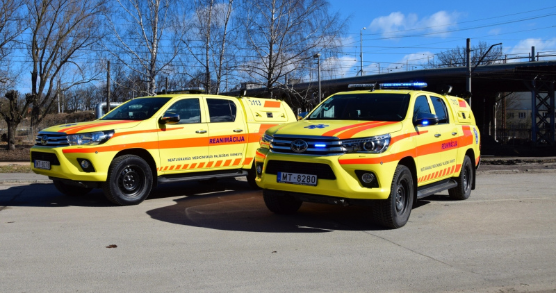 NMPD ārstu speciālistu brigādes izsaukumos dosies ar jaunām, īpaši aprīkotām automašīnām