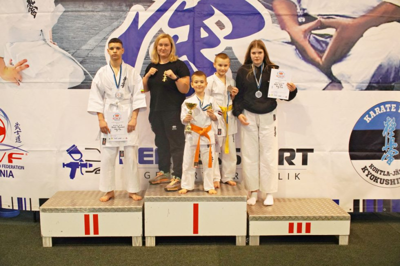 Tukuma novada karatistiem liesliski rezultāti Igaunijas čempionātā