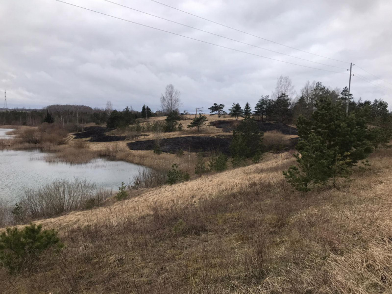 Lielā platībā degusi Jaunsātu karjera teritorija | TUKUMABALSS.LV Lielā platībā degusi Jaunsātu karjera teritorija | TUKUMABALSS.LV