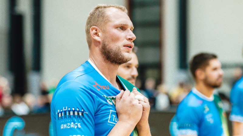 "Kandava/Turība" basketbolisti NBL pusfinālu sāk ar uzvaru