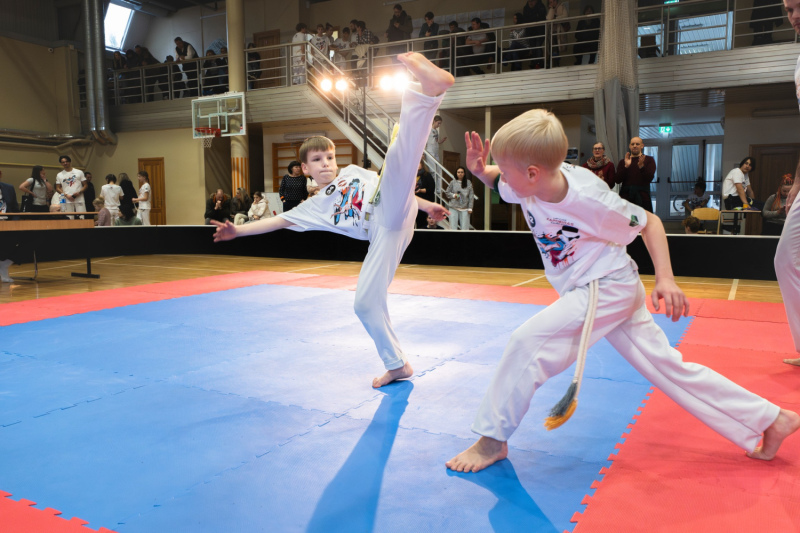 Tukumā aizvadīts Latvijas čempionāts Kapoeiras sportā