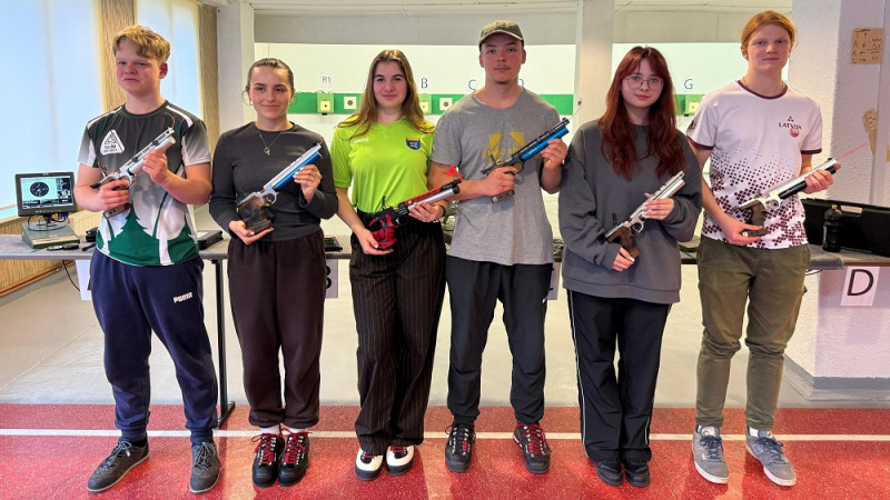 Latvijas junioru čempionātā ložu šaušanā uzvar Tukuma sporta skola