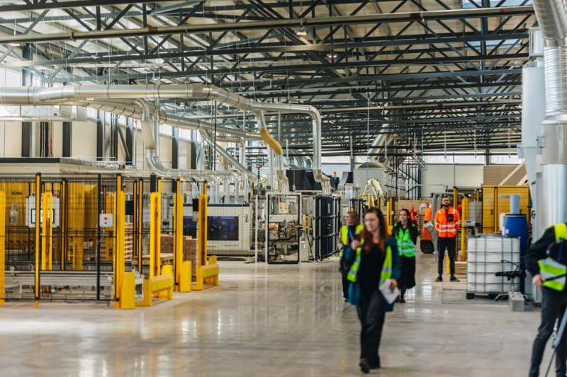 Tukumā darbu sāk "Stiga RM" akustisko plātņu rūpnīca, kurā investēti 34 miljoni eiro