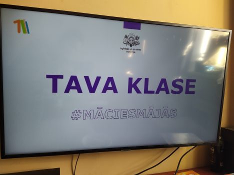 Apsver iespēju arī nākamajā mācību gadā televīzijā turpināt rādīt izglītojošo kanālu Tava klase Apsver iespēju arī nākamajā mācību gadā televīzijā turpināt rādīt izglītojošo kanālu Tava klase