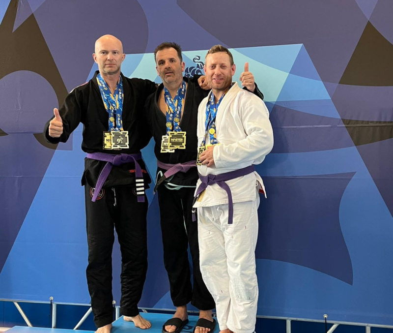 Dzintars Lācis Eiropas čempionātā BJJ veterāniem izcīna divas medaļas