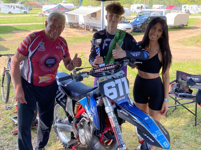 Markuss Kokins nedēļas nogalē izcīnīja medaļas gan Igaunijas, gan Lietuvas čempionātu posmos