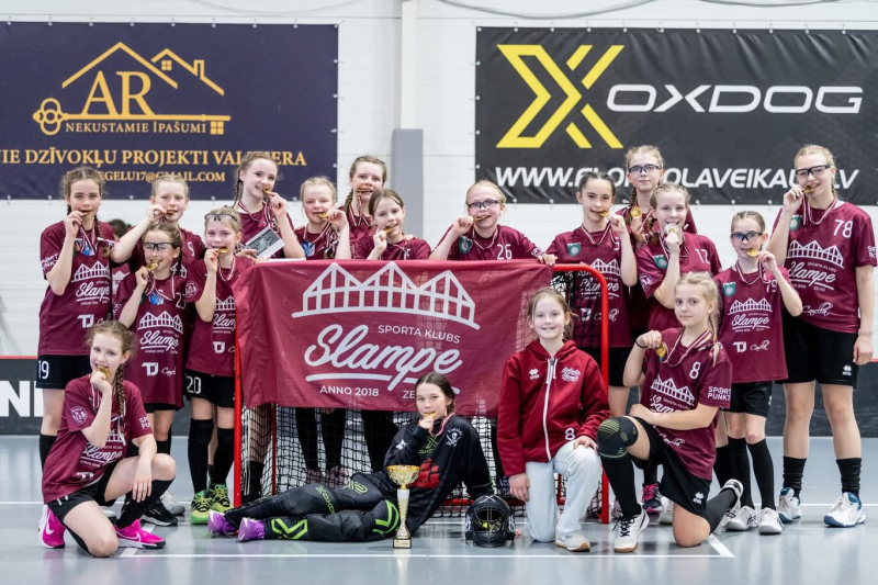 "SK Slampe/Zevid" izcīna Latvijas čempionāta U12 zeltu