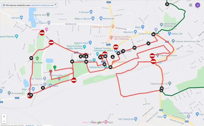 Sestdien, 18. jūlijā, Tukumā paredzēti būtiski satiksmes ierobežojumi Sestdien, 18. jūlijā, Tukumā paredzēti būtiski satiksmes ierobežojumi