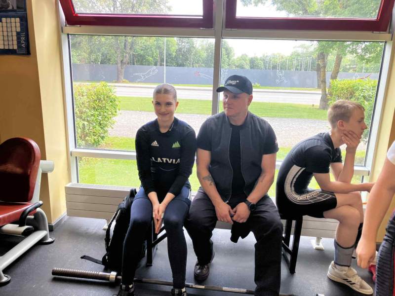 Žerdiņa kļūst par U20 vecuma grupas Latvijas čempioni svarcelšanā