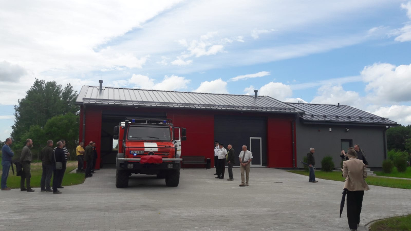 Valsts meža dienests investējis 254 700 EUR jaunas meža ugunsdzēsības stacijas izveidē Tukumā