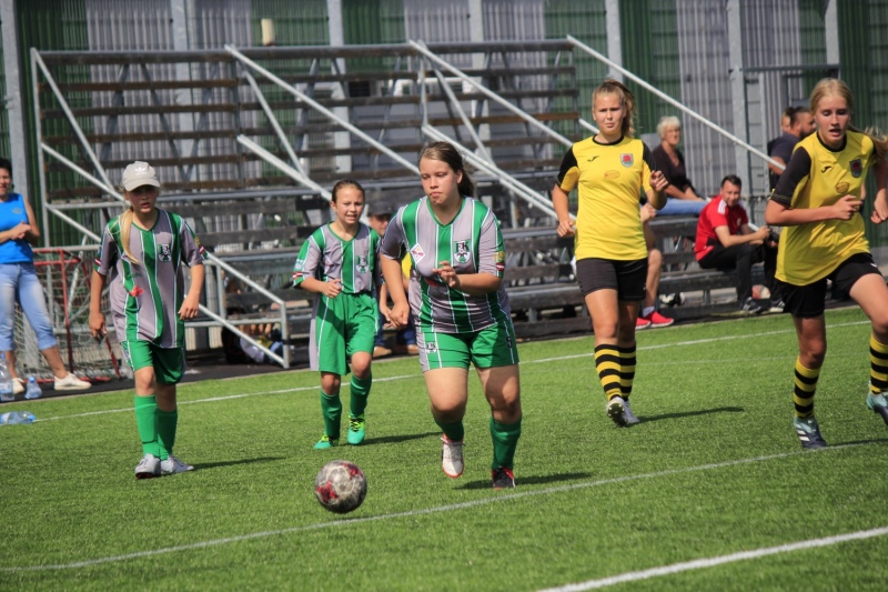 Tukumā aizvadīts U14 meiteņu futbola čempionāta trešais posms