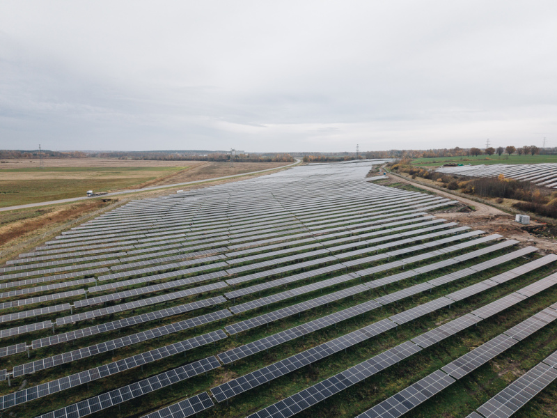 Tumes pagastā norit saules enerģijas parka “Tume” būvniecība