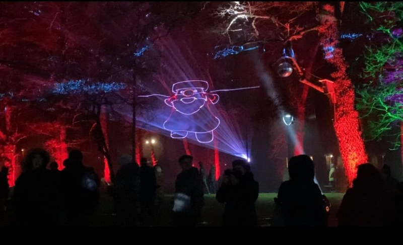 Pilsētas parkā vairs nebūs vērojama Ziemassvētku projekcija