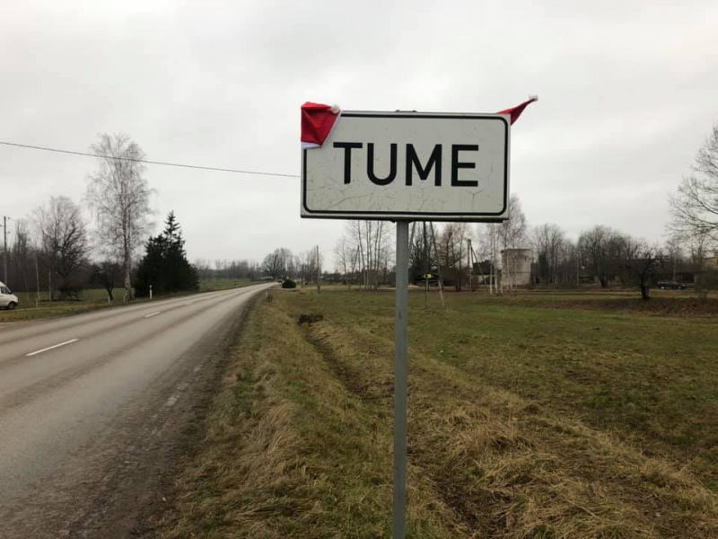 Tumes pagastā izveidota Rūķu pilsēta