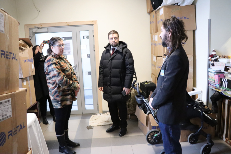 Tukumā viesojās Ukrainas vēstnieks Latvijā Anatolijs Kucevols